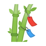 Tanabata Tree Emoji, Google style