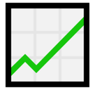 Chart Increasing Emoji, Microsoft style