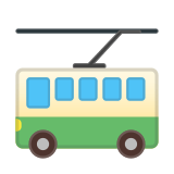 Trolleybus Emoji, Google style