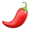 Hot Pepper Emoji, Apple style