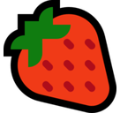 Strawberry Emoji, Microsoft style