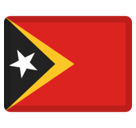 Flag: Timor-Leste Emoji, Facebook style