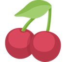 Cherries Emoji, Facebook style