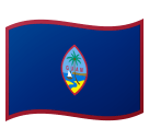 Flag: Guam Emoji, Microsoft style