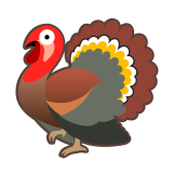 Turkey Emoji, Google style