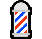 Barber Pole Emoji, Microsoft style