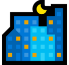Night with Stars Emoji, Microsoft style