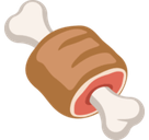 Meat on Bone Emoji, Facebook style