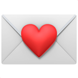 Love Letter Emoji, Apple style