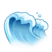 Water Wave Emoji, Samsung style