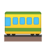 Railway Car Emoji, Google style