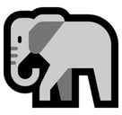 Elephant Emoji, Microsoft style