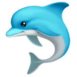 Dolphin Emoji, Apple style