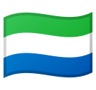 Flag: Sierra Leone Emoji, Microsoft style