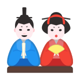 Japanese Dolls Emoji, Google style