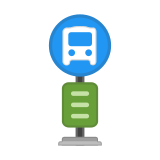 Bus Stop Emoji, Google style