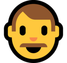 Man Emoji, Microsoft style