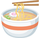 Steaming Bowl Emoji, Facebook style