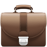 Briefcase Emoji, Apple style
