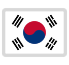 Flag: South Korea Emoji, Facebook style
