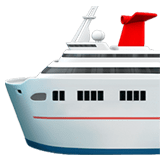 Passenger Ship Emoji, Apple style
