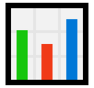 Bar Chart Emoji, Microsoft style