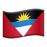 Flag: Antigua & Barbuda Emoji, Apple style