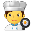Man Cook Emoji, Samsung style
