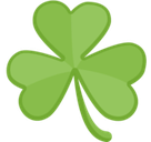 Shamrock Emoji, Facebook style