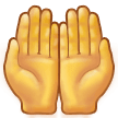 Palms Up Together Emoji, Samsung style