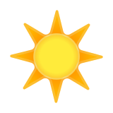 Sun Emoji, Google style