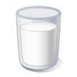 Glass of Milk Emoji, Samsung style