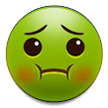 Nauseated Face Emoji, Samsung style