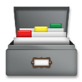 Card File Box Emoji, LG style