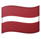 Flag: Latvia Emoji, Microsoft style