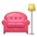 Couch and Lamp Emoji, LG style