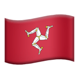 Flag: Isle of Man Emoji, Apple style