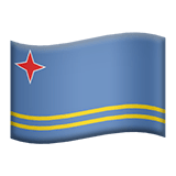 Flag: Aruba Emoji, Apple style