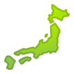 Map of Japan Emoji, Samsung style