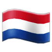 Flag: Netherlands Emoji, Samsung style
