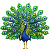 Peacock Emoji, Apple style