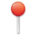 Round Pushpin Emoji, LG style
