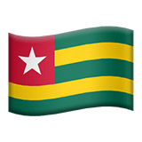 Flag: Togo Emoji, Apple style