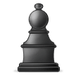 Chess Pawn Emoji, Samsung style