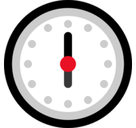 Six O’Clock Emoji, Microsoft style