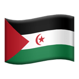 Flag: Western Sahara Emoji, Apple style