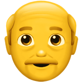 Old Man Emoji, Apple style