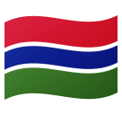 Flag: Gambia Emoji, Microsoft style