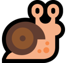 Snail Emoji, Microsoft style
