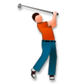 Golfer Emoji / Person Golfing Emoji, LG style